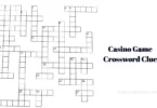 casino game crossword clue